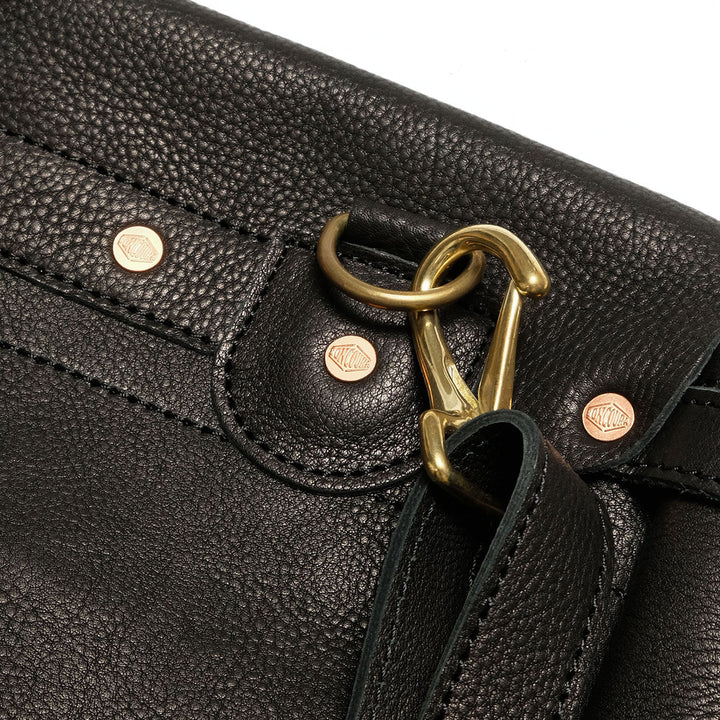 BONCOURA - Mail Bag Leather - Black - BO-MAIL-26