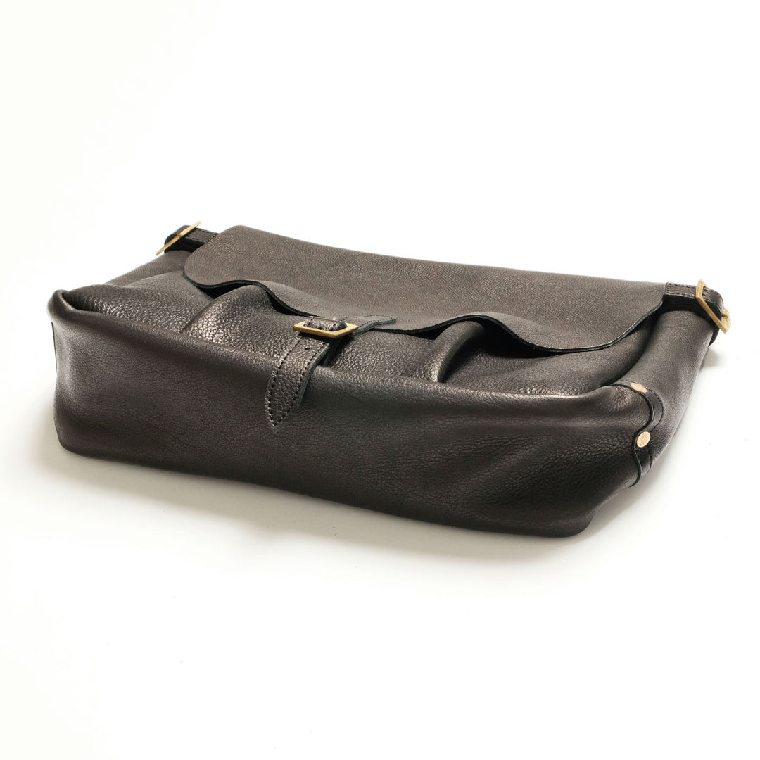BONCOURA - Mail Bag Leather - Black - BO-MAIL-26