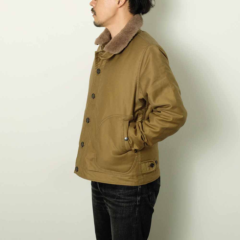 IRON HEART - WHIPCORD N-1 TYPE DECK JACKET - IHM-35 - KA