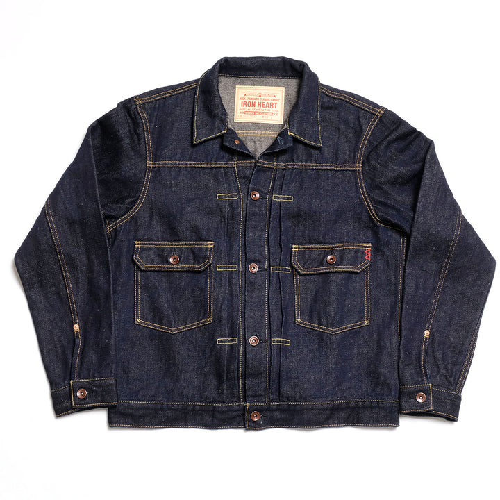 IRON HEART - 14oz Linen Denim 2nd Type Jacket - IHJ-163