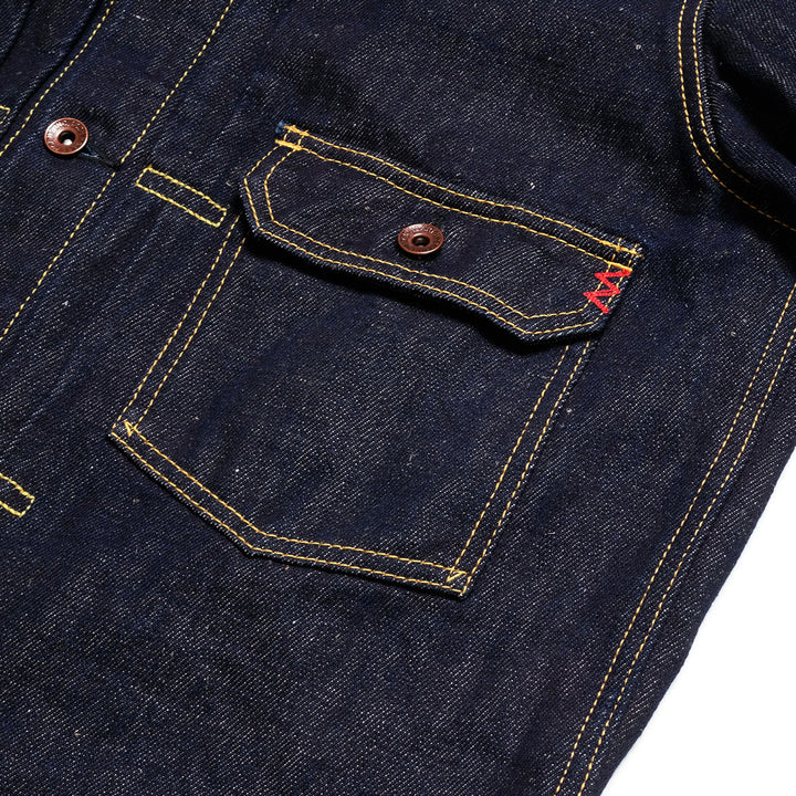 IRON HEART - 14oz Linen Denim 2nd Type Jacket - IHJ-163