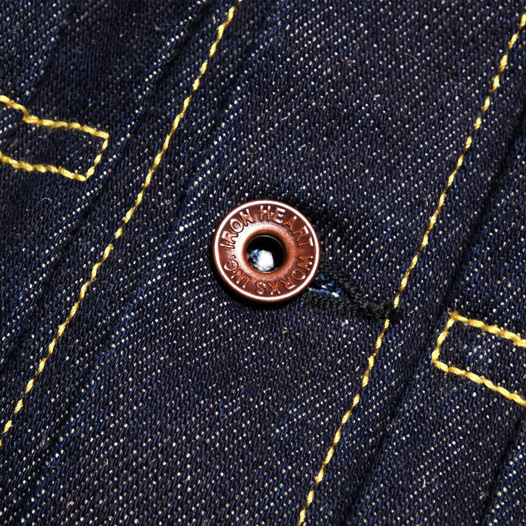IRON HEART - 14oz Linen Denim 2nd Type Jacket - IHJ-163