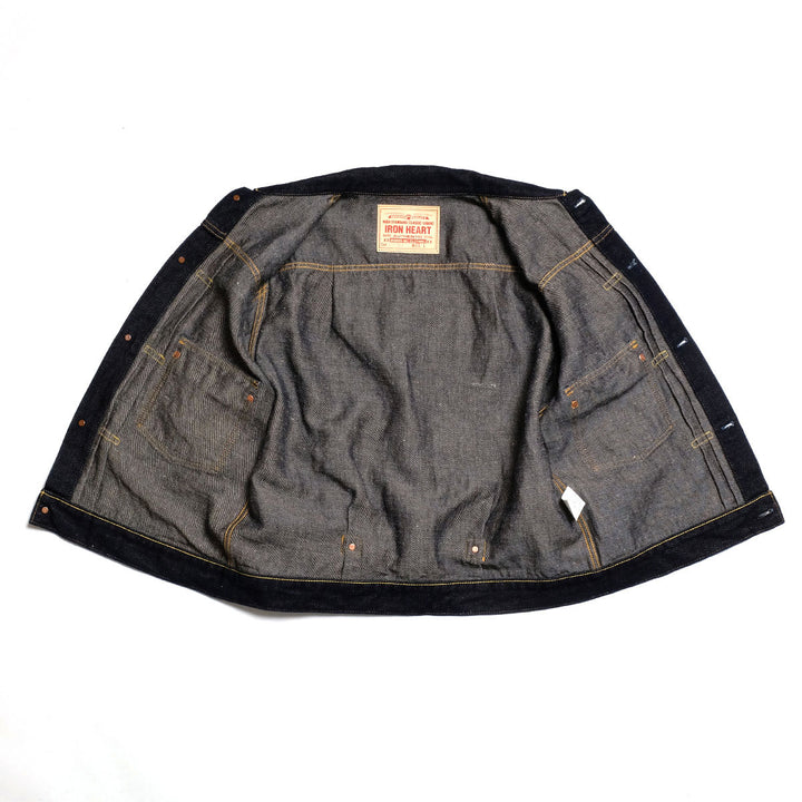 IRON HEART - 14oz Linen Denim 2nd Type Jacket - IHJ-163