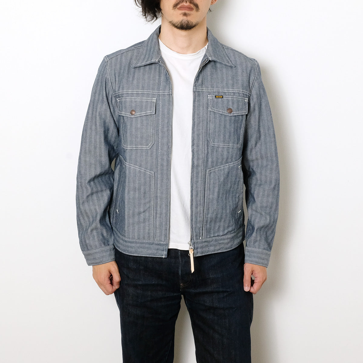 IRON HEART 　ヘリンボーンワークジャケット IRON HEART - Herringbone Work Jacket - IHJ-164 – HINOYA Online Store