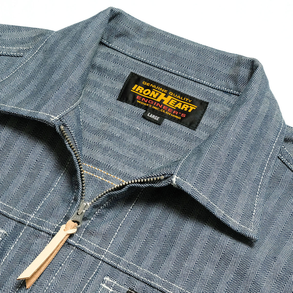 IRON HEART 　ヘリンボーンワークジャケット IRON HEART - Herringbone Work Jacket - IHJ-164 – HINOYA Online Store