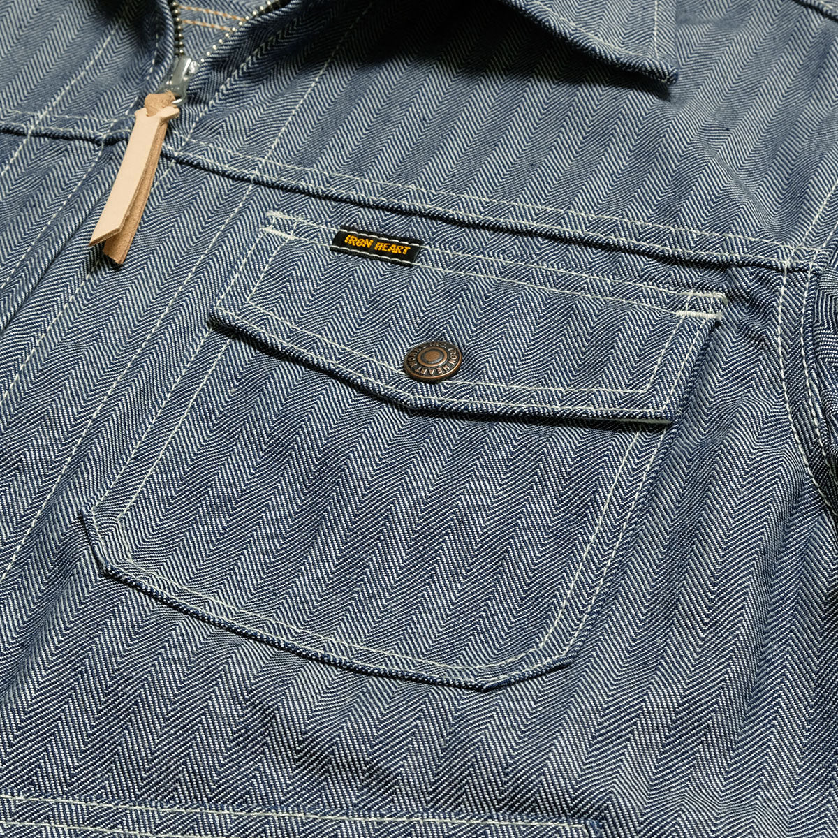 IRON HEART - Herringbone Work Jacket - IHJ-164 – HINOYA Online Store