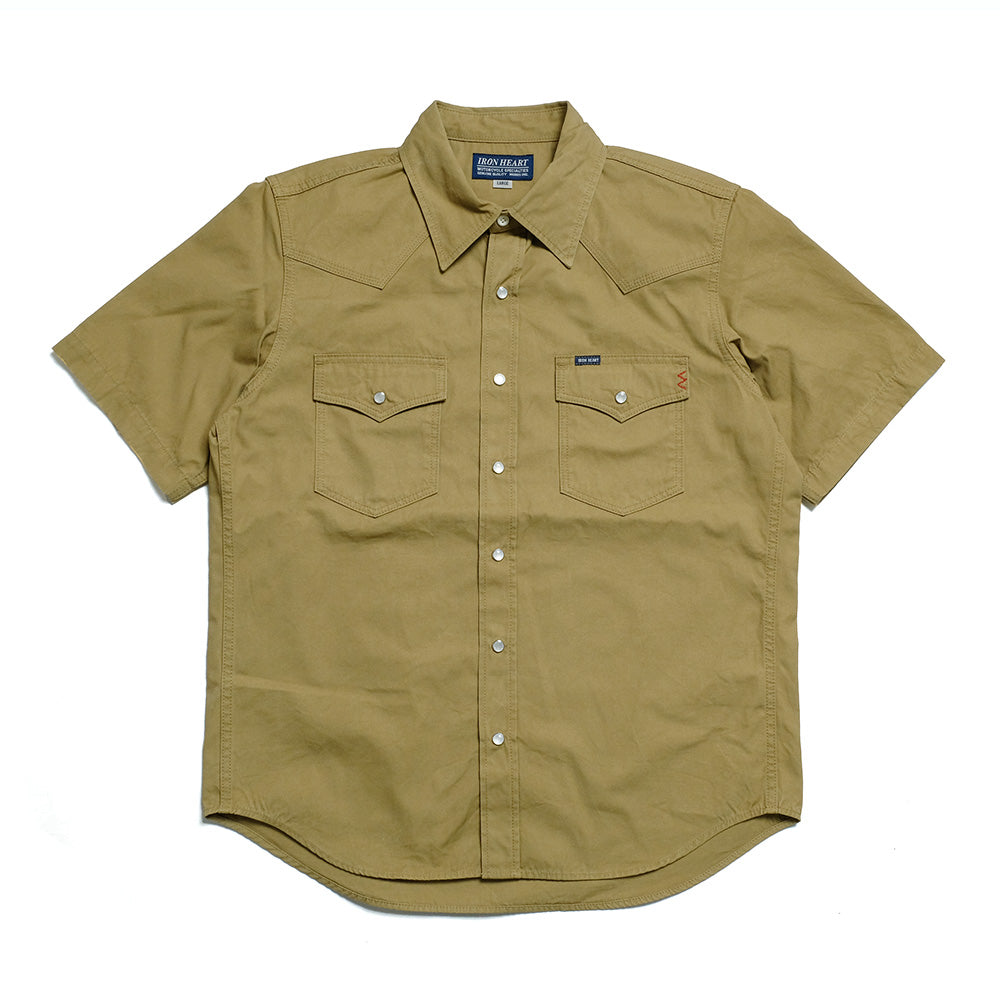IRON HEART - FATIGUE S/S WESTERN SHIRT - IHSH-387