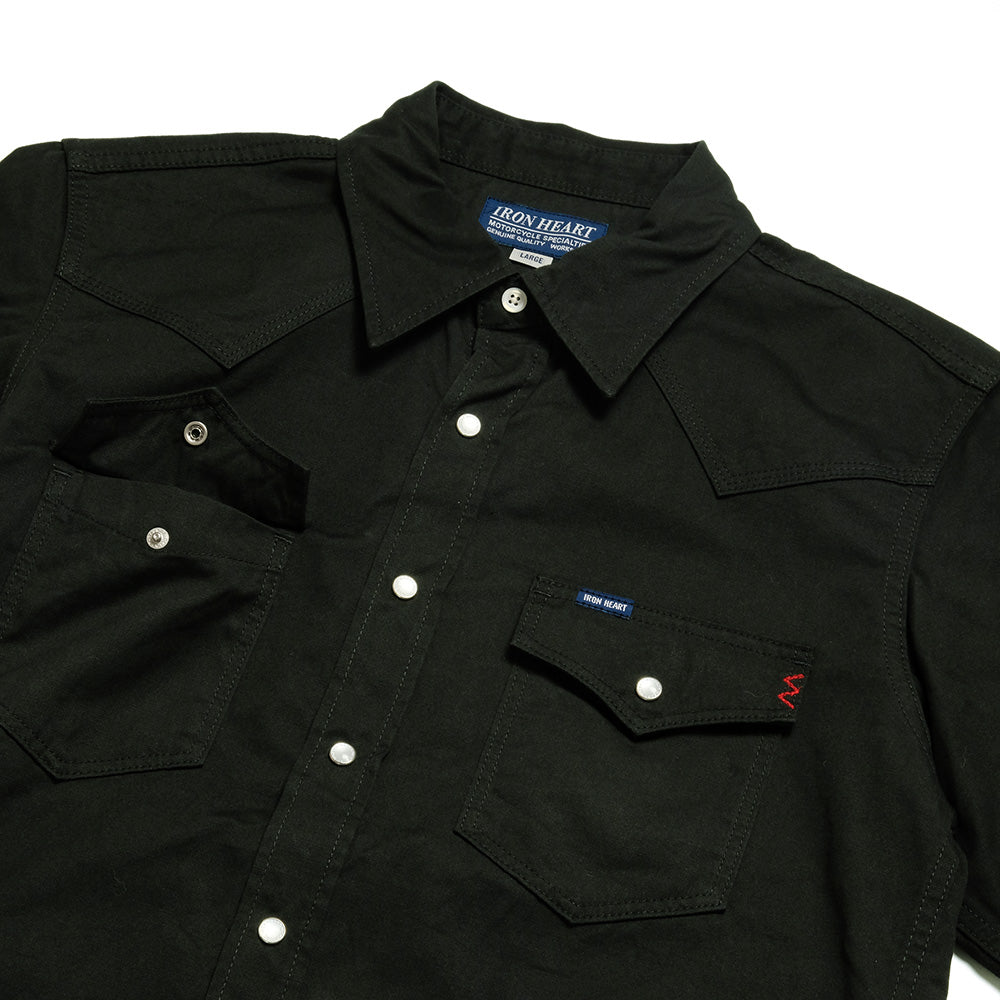 IRON HEART - FATIGUE S/S WESTERN SHIRT - IHSH-387