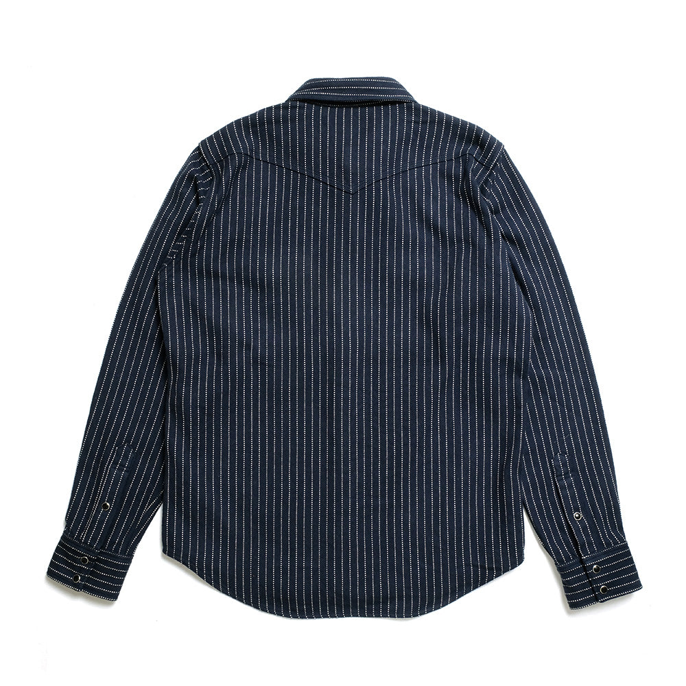 IRON HEART - UHF WESTERN SHIRT - CHALK STRIPE - IHSH-401