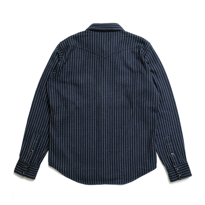 IRON HEART - UHF WESTERN SHIRT - CHALK STRIPE - IHSH-401