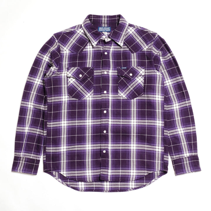 IRON HEART - Spring Flannel Western Shirt - IHSH-439