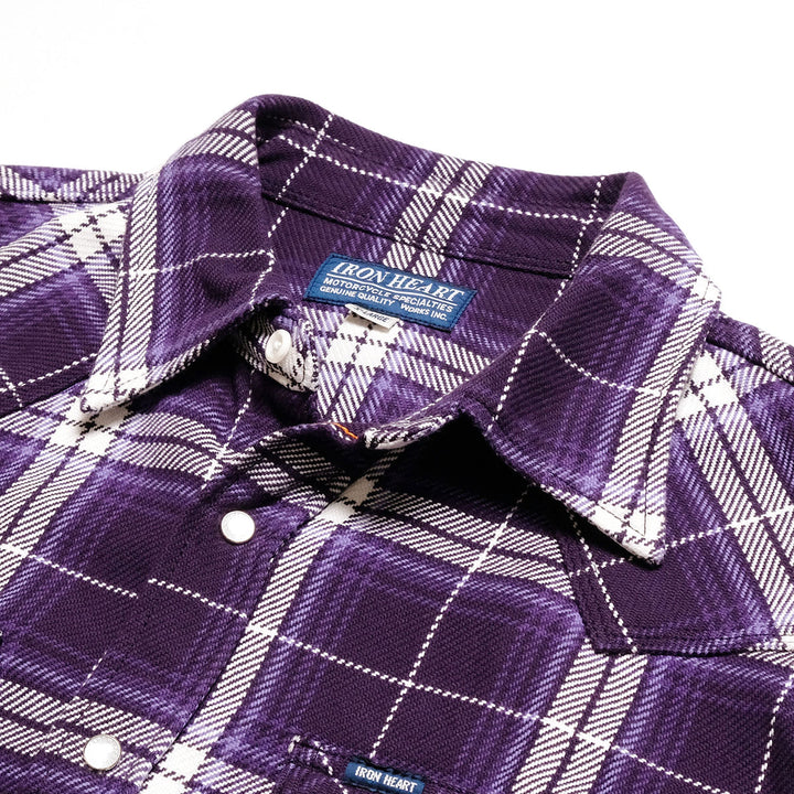 IRON HEART - Spring Flannel Western Shirt - IHSH-439