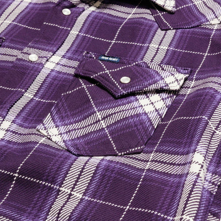 IRON HEART - Spring Flannel Western Shirt - IHSH-439