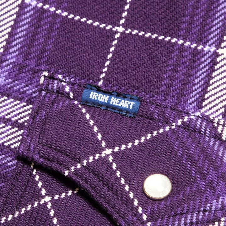 IRON HEART - Spring Flannel Western Shirt - IHSH-439