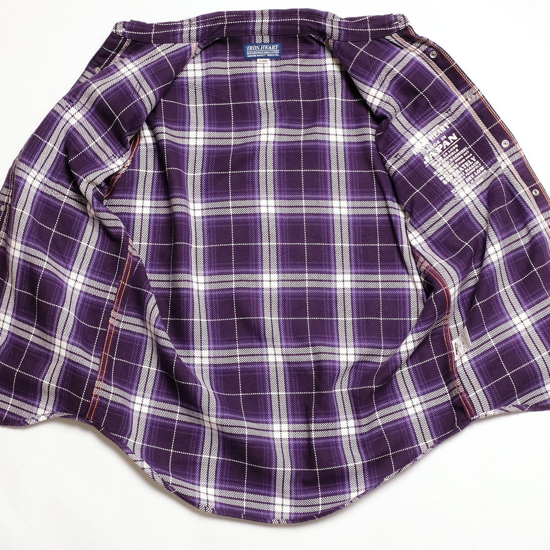 IRON HEART - Spring Flannel Western Shirt - IHSH-439