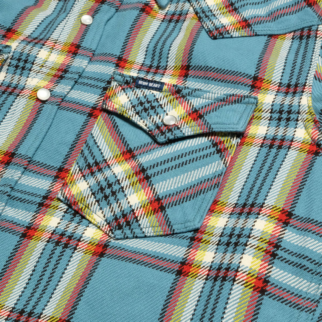 IRON HEART - Spring Flannel Western Shirt - IHSH-440