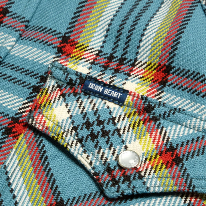 IRON HEART - Spring Flannel Western Shirt - IHSH-440