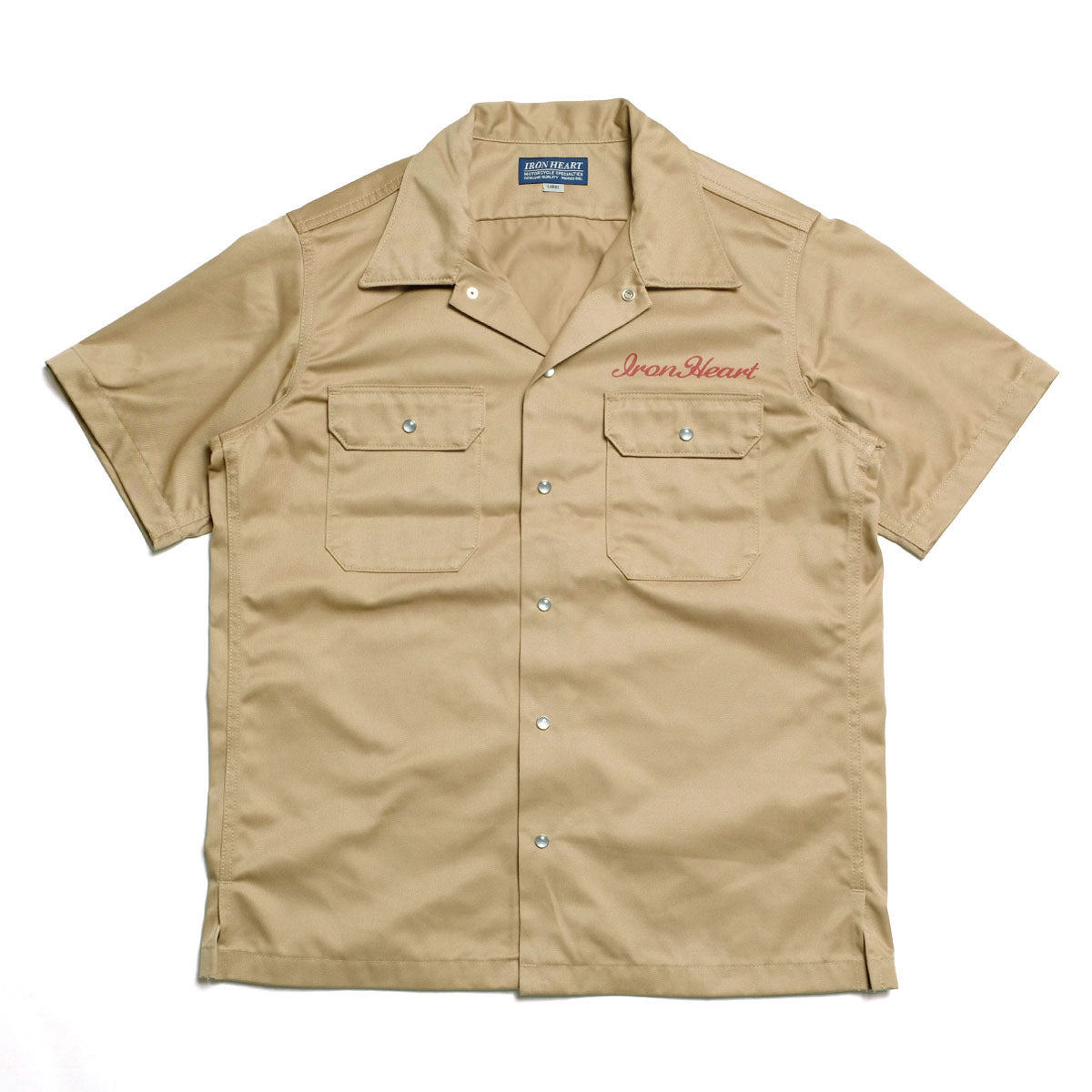 IRON HEART - T/C Mechanic S/S Shirt - IHSH-446 – HINOYA Online Store