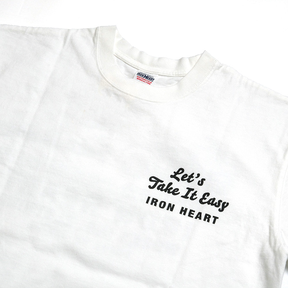 IRON HEART - 7.5oz HEAVY BODY PRINT T-SHIRT - Old Sign - IHT-2404