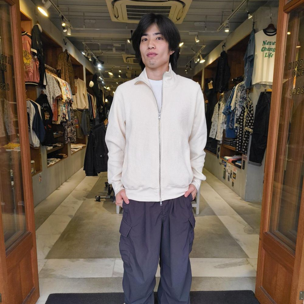 A VONTADE - Big Waffle Drivers Zip Cardigan - VTD-0602-CS