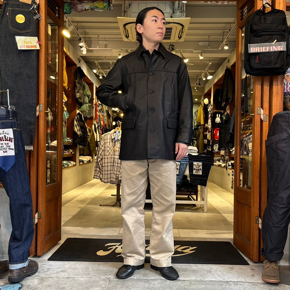 A VONTADE - Leather Car Coat- RD-0106-24