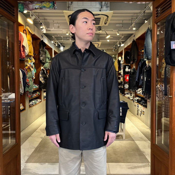 A VONTADE - Leather Car Coat- RD-0106-24
