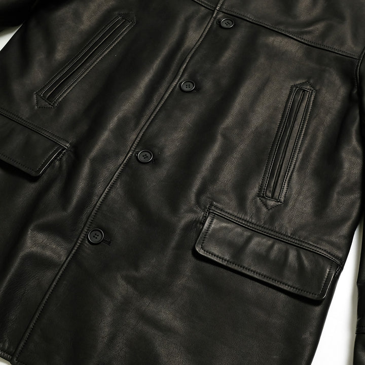 A VONTADE - Leather Car Coat- RD-0106-24
