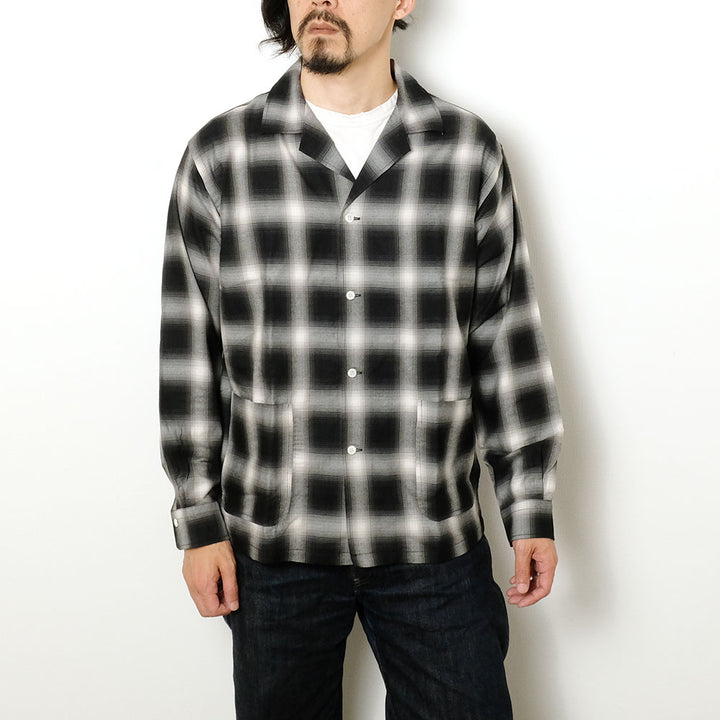 A VONTADE - Open Collar Shirts LS - VTD-0397-SH