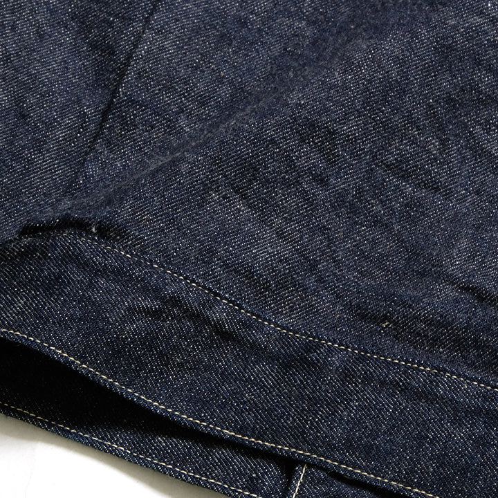 A VONTADE - Coal Mine Blouse -13.5oz Brown Cotton Selvedge Denim - VTD-0541-JK2