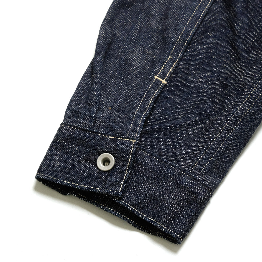 A VONTADE - Coal Mine Blouse -13.5oz Brown Cotton Selvedge Denim - VTD-0541-JK2