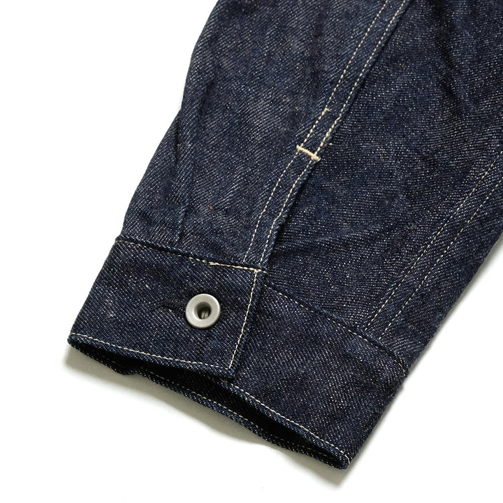 A VONTADE - Coal Mine Blouse -13.5oz Brown Cotton Selvedge Denim - VTD-0541-JK2