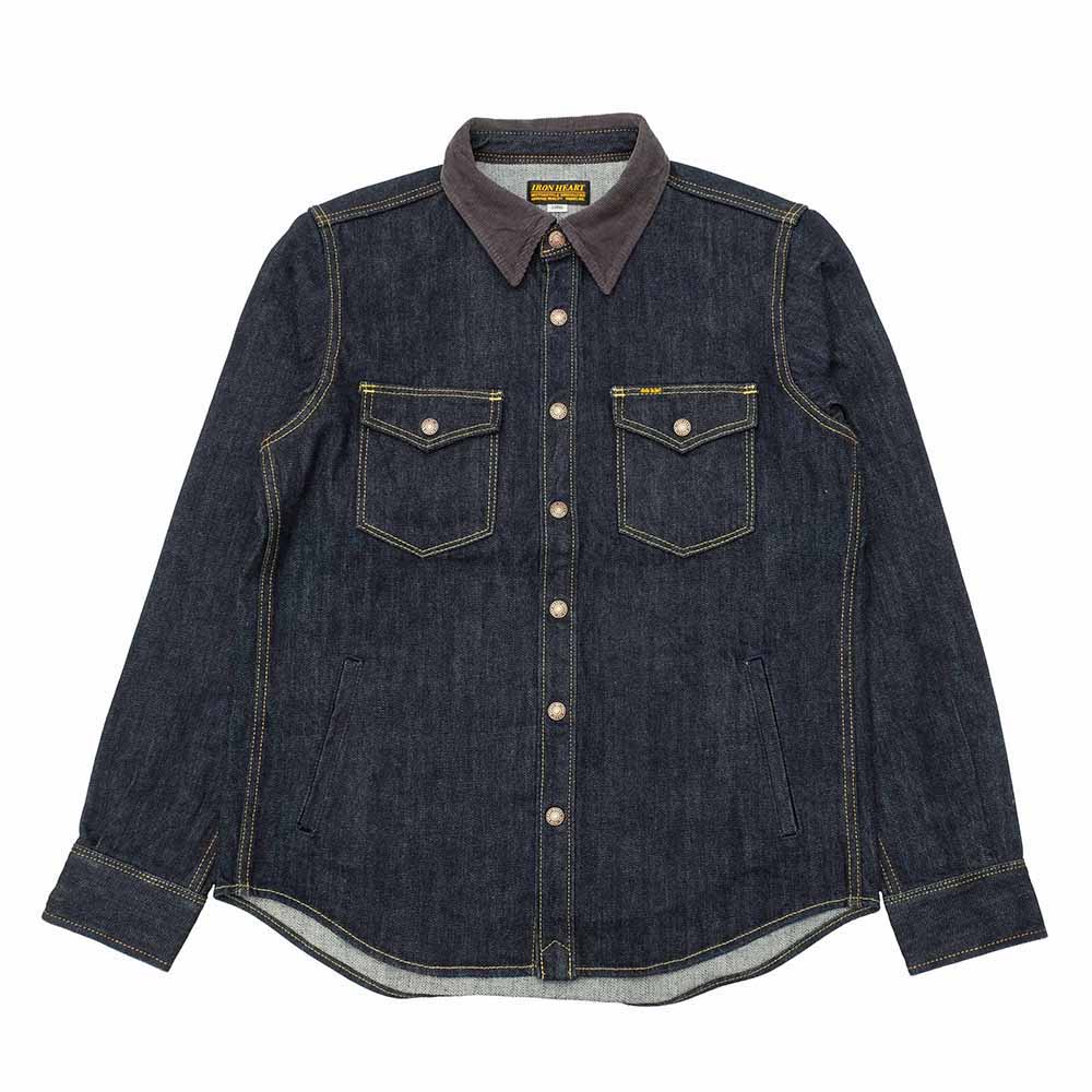 IRON HEART - 16oz Selvage C.P.O.Shirt / Indigo - IHSH-427 – HINOYA