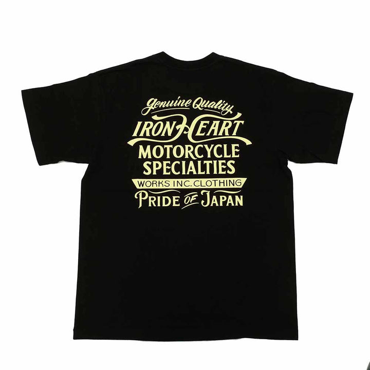 IRON HEART - 7.5oz HEAVY BODY PRINT T-SHIRT - MOTORCYCLE SPECIALTIES - IHT-2505