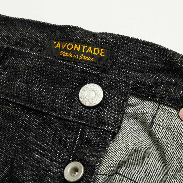 A VONTADE - HINOYA EXCLUSIVE - COAL MINE BLACK DENIM - VTD-0201SXXH-BK