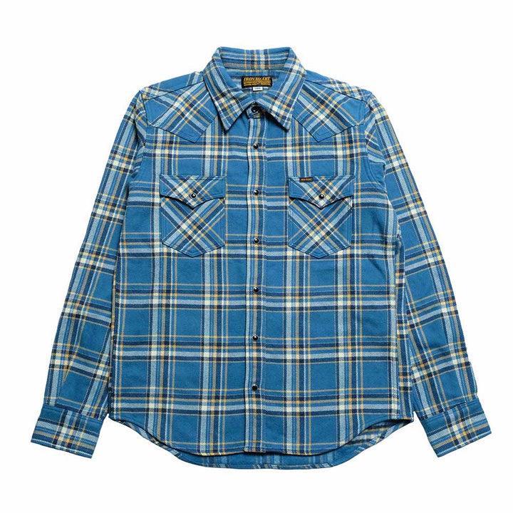 IRON HEART - Uhf American Plaid Western Shirt - IHSH-436