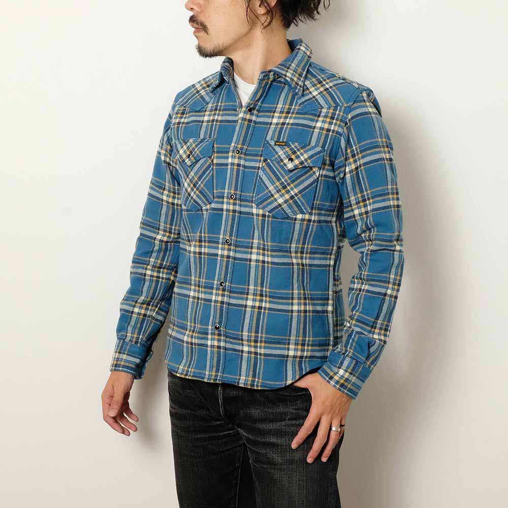 IRON HEART - Uhf American Plaid Western Shirt - IHSH-436