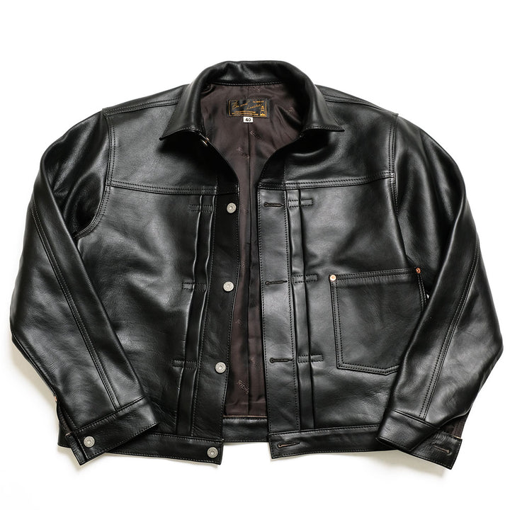 BONCOURA - Leather Jacket 1st - Black - BO-1STL-26