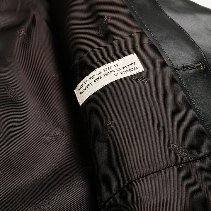 BONCOURA - Leather Jacket 1st - Black - BO-1STL-26