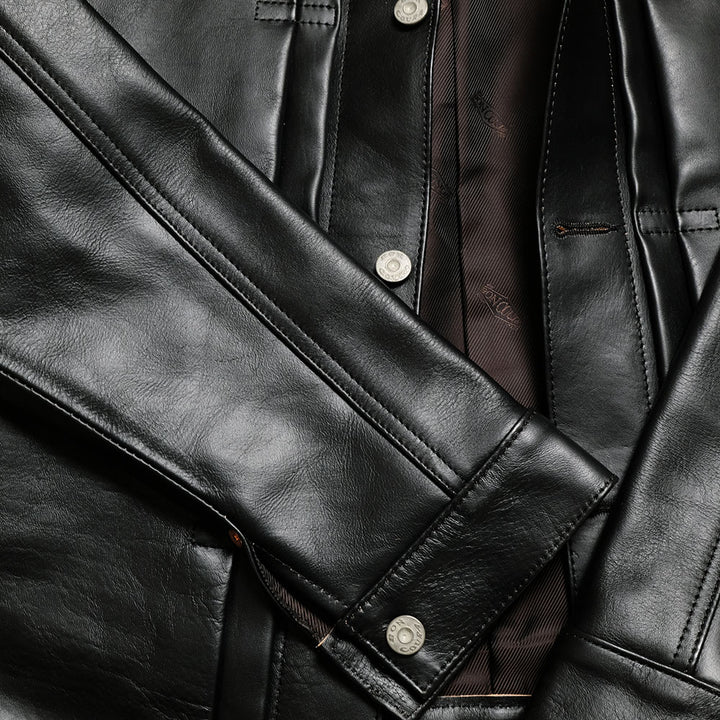 BONCOURA - Leather Jacket 1st - Black - BO-1STL-26