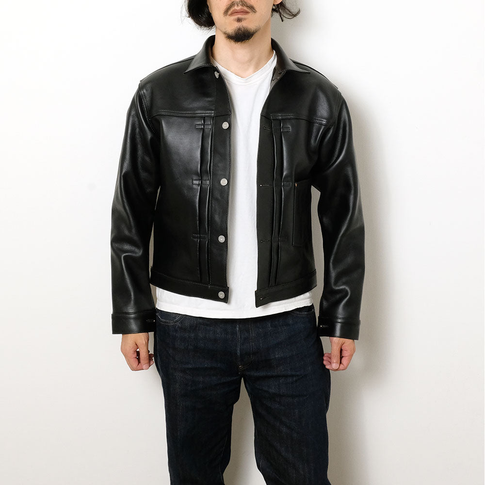 BONCOURA - Leather Jacket 1st - Black - BO-1STL-26