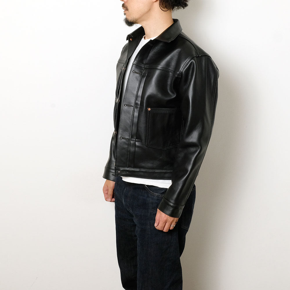 BONCOURA - Leather Jacket 1st - Black - BO-1STL-26