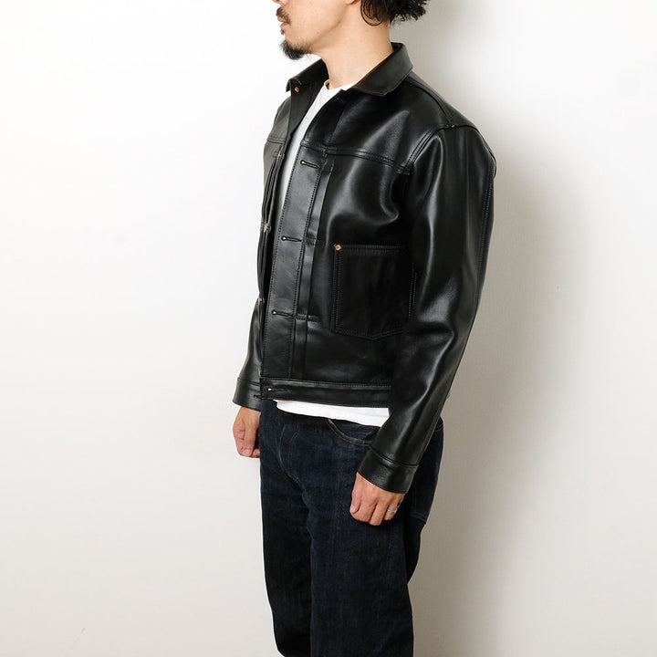 BONCOURA - Leather Jacket 1st - Black - BO-1STL-26
