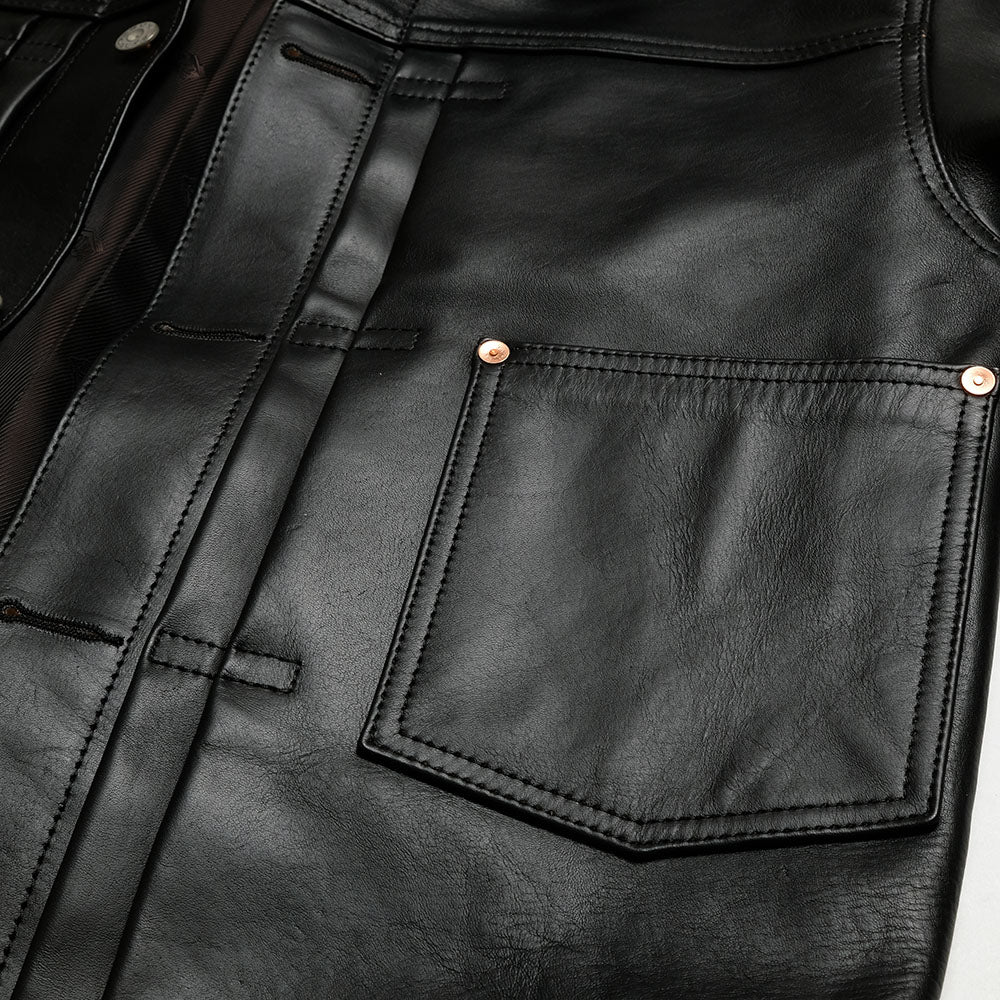 BONCOURA - Leather Jacket 1st - Black - BO-1STL-26