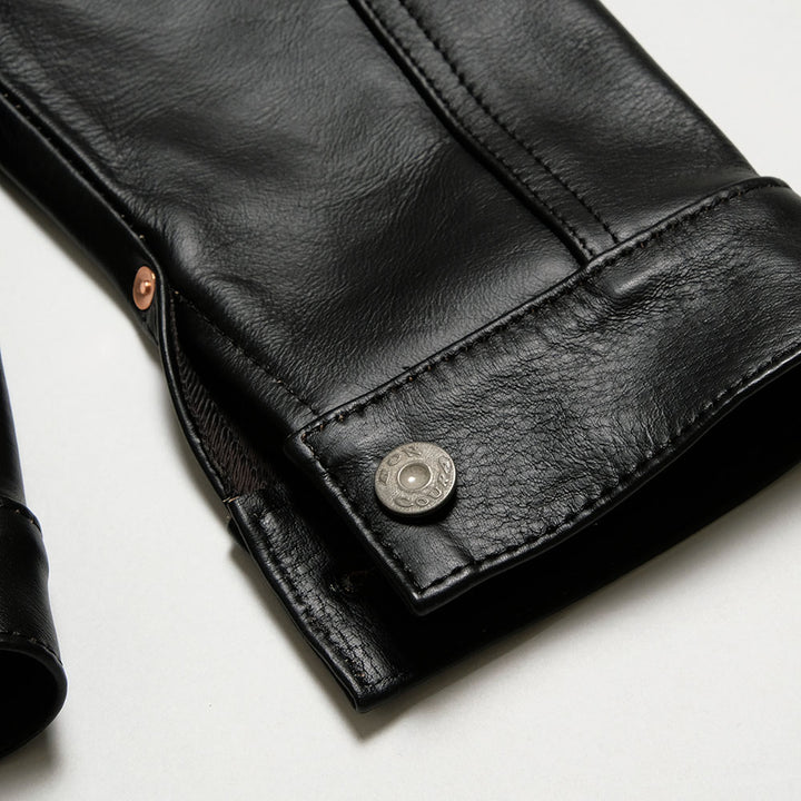 BONCOURA - Leather Jacket 1st - Black - BO-1STL-26