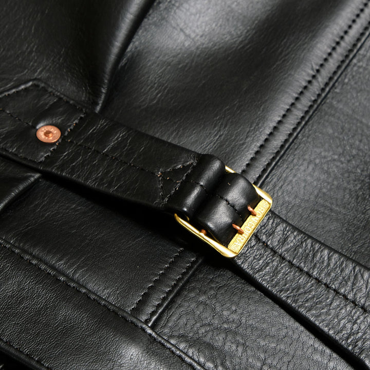 BONCOURA - Leather Jacket 1st - Black - BO-1STL-26