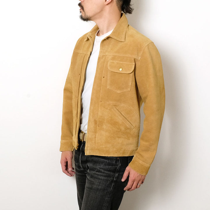 BONCOURA - Z-1 Jacket Suede Sand - BO-Z1-26