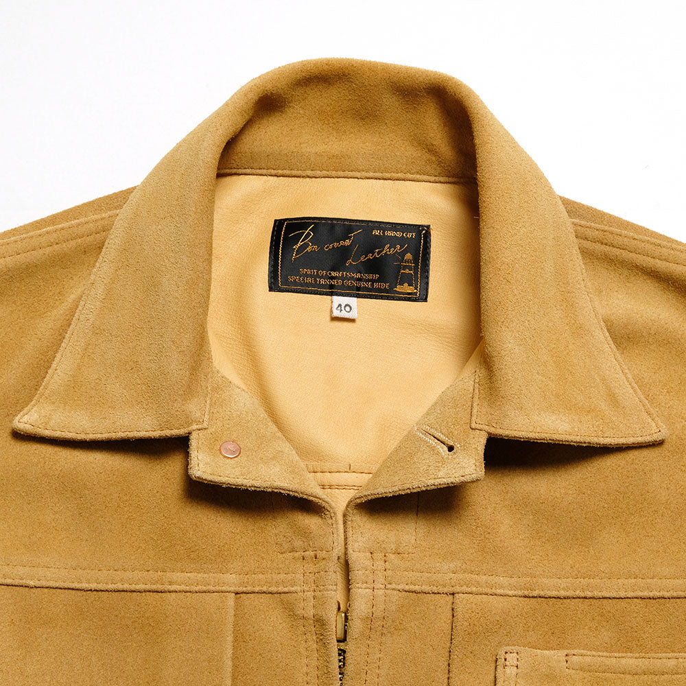 BONCOURA - Z-1 Jacket Suede Sand - BO-Z1-26
