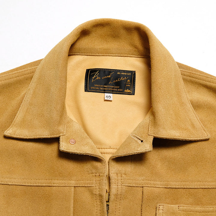 BONCOURA - Z-1 Jacket Suede Sand - BO-Z1-26