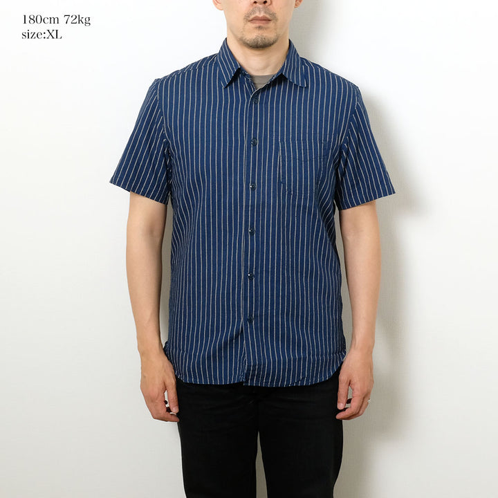 BURGUS PLUS - S/S One Pocket Wabash Shirt - BP15503S