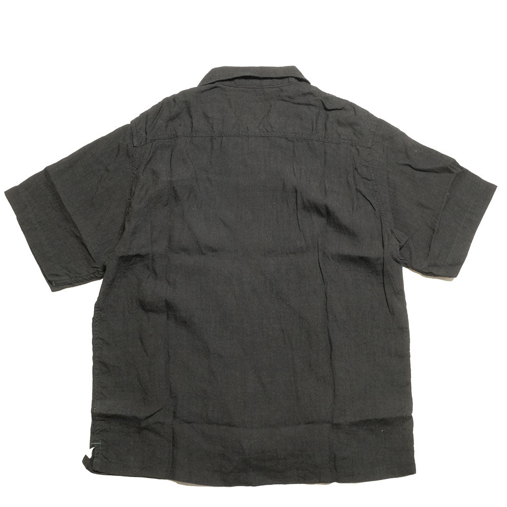 BURGUS PLUS - Linen Open-Collar Shirt - BP23501